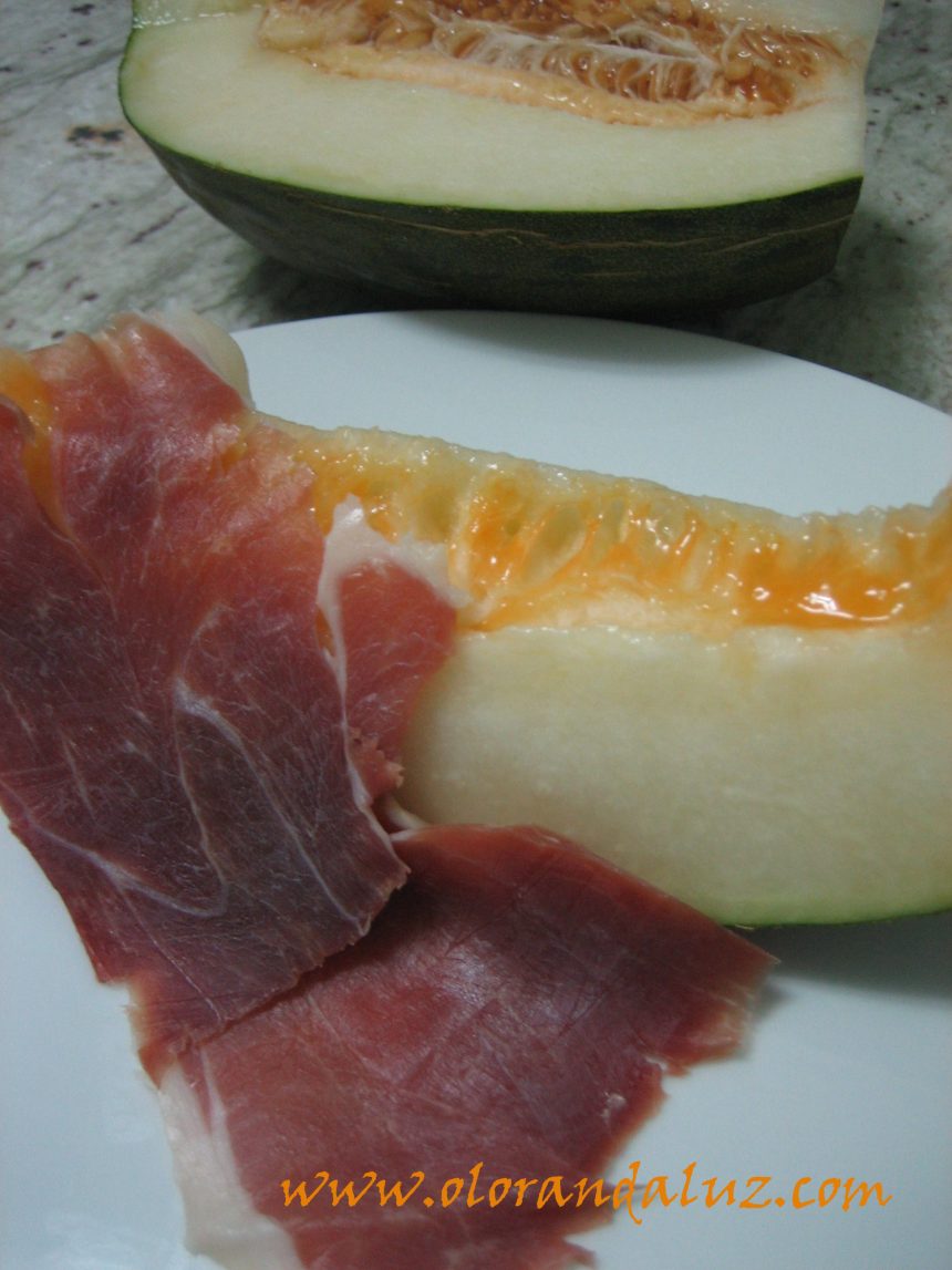 Melón con jamón