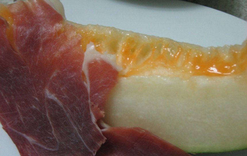 Melón con jamón