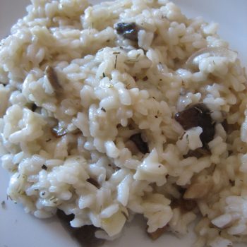 Arroz con setas Arroz con setas