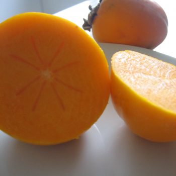 Caquis Caquis curados con anís