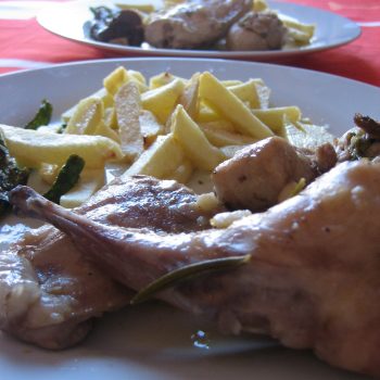 Conejo-al-ajillo Conejo al ajillo