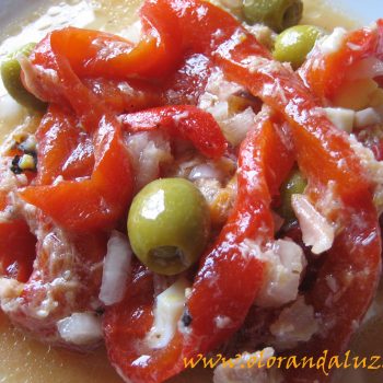 Ensaladilla de pimientos Ensaladilla de pimientos asados