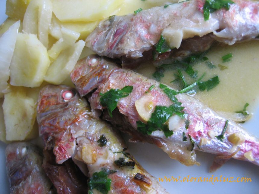 Salmonetes al horno