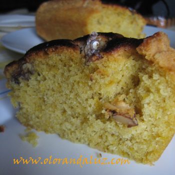 bizcocho-naranja-nueces Bizcocho a la naranja con nueces