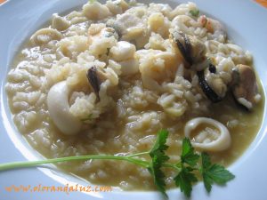 arroz con calamares