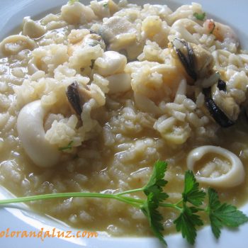 arroz con calamares Arroz con calamares