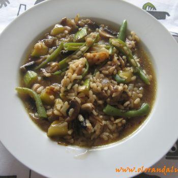 ARROZ CON VERDURAS Arroz con verduras