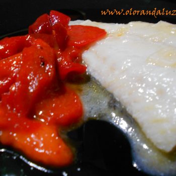bacalao-pimientos-caramelizados Bacalao con pimientos caramelizados