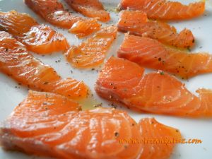 salmon marinado