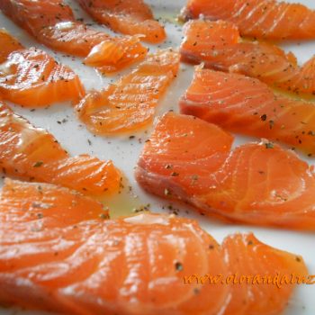 salmon marinado Salmón marinado