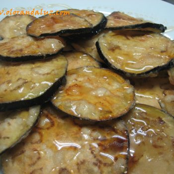 berenjenas fritas con miel Berenjenas fritas con miel