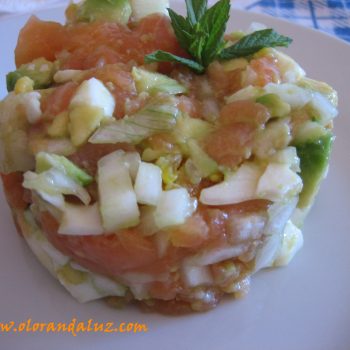 tartar-salmon -aguacate Tartar de salmón y aguacate