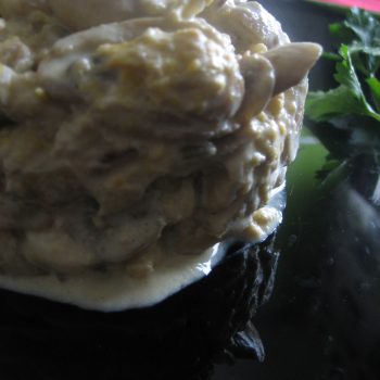 revuelto-champiñones-y-nata Revuelto de champiñones y nata