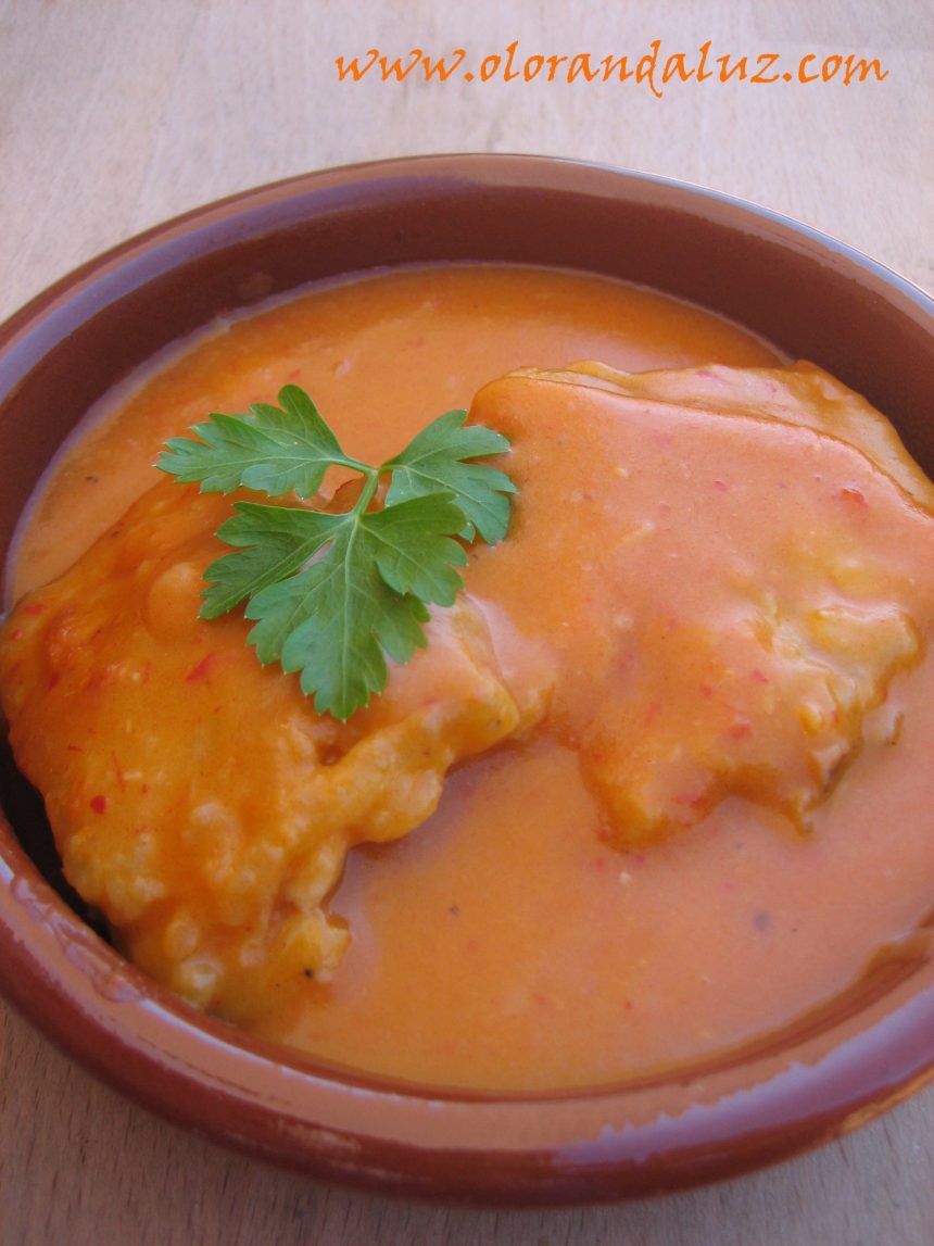 Bacalao en alimoje de Granada