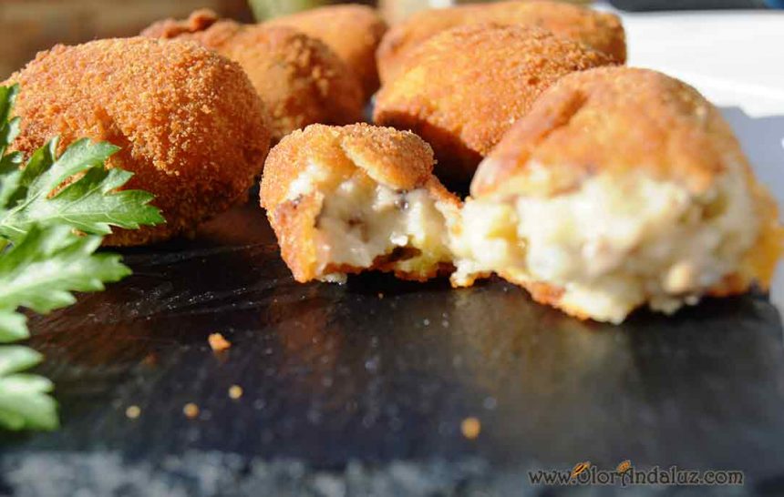 Croquetas de champiñones al ajillo