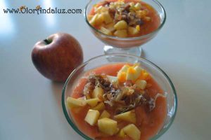 Salmorejo-manzana