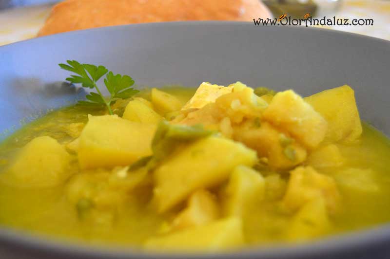 Guiso de bacalao con patatas