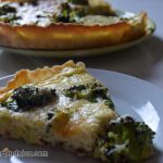 Quiché de brocoli y jamon