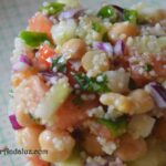 Ensalada de garbanzos y cous cous