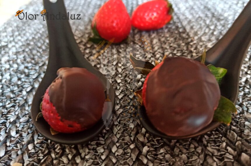 Fresas con chocolate