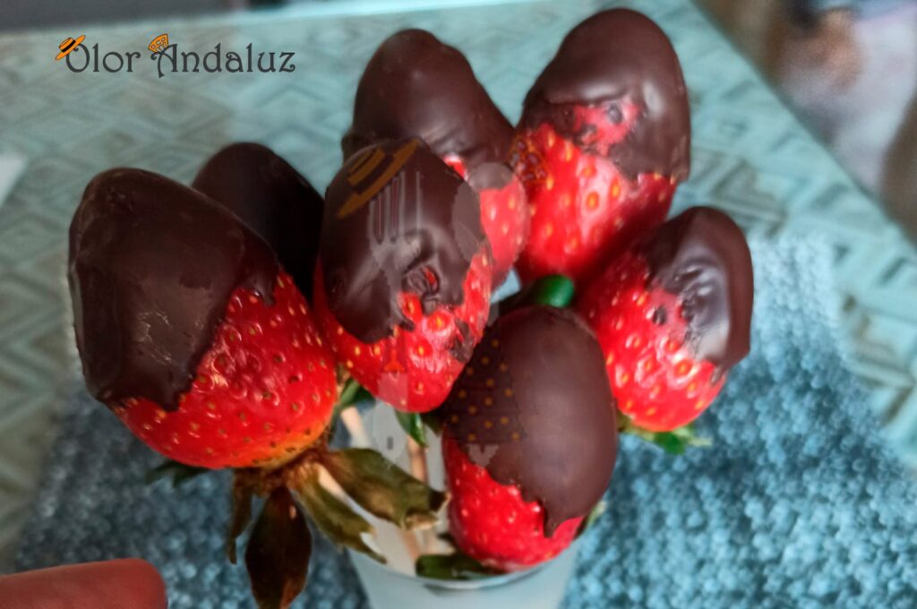 Fresas con chocolate